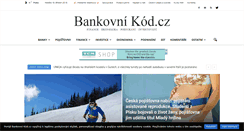 Desktop Screenshot of bankovnikod.cz